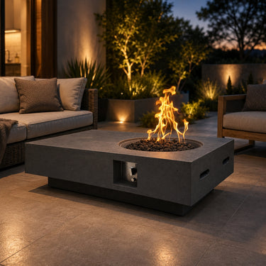 Pacific Horizon Monolith 50,000 BTU Outdoor Fire Pit Table Collection